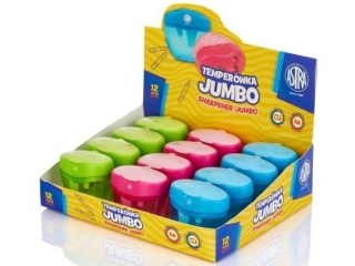 Temperówka z trzema otworami i dużym pojemnikiem Jumbo ASTRA - 12 szt. display (4%)