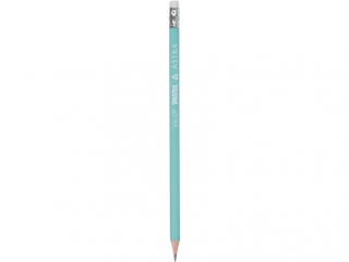 Owki grafitowe trjktne pastelowe HB z miark i gumk ASTRA PASTEL LINE - 36 szt. drum [opakowanie=36szt]
