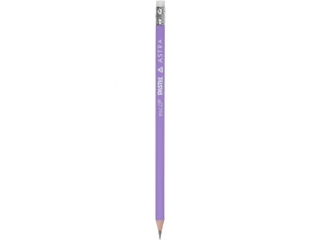 Owki grafitowe trjktne pastelowe HB z miark i gumk ASTRA PASTEL LINE - 36 szt. drum [opakowanie=36szt]