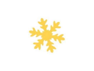 DZIURKACZ OZDOBNY 3, 7CM ŚNIEŻYNKA
