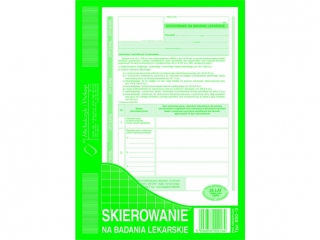 Druk -Skierowanie na bad.lekarskie A5(w.)