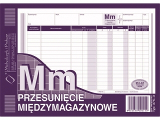 Druk -MM Przesunicie midzymagazynowe A5