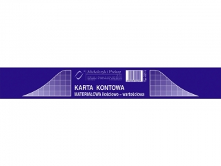 Druk -KK Karta Kontowa A5 (a`20)
