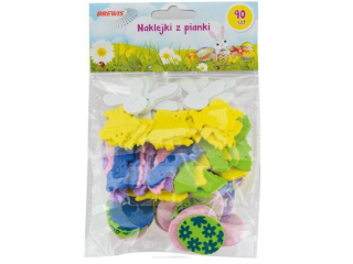 Naklejki z pianki nazwa: mix króliczki, jajka, kurczaczki ilość: 90 szt