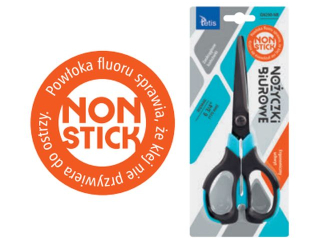 NOŻYCZKI BIUROWE NON-STICK 6 3/4" NIEB.
