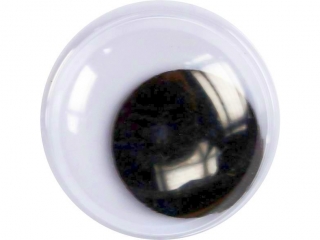 Oczy bez kleju czarne 12mm bez rzs 80szt.