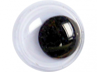 Oczy bez kleju czarne 7mm bez rzs 150szt.