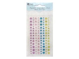 KRYSZTAKI SAMOPRZYLEPNE, 120 SZT. PASTEL SWEETIES [opakowanie=5szt]