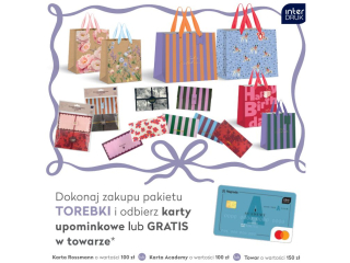 Pakiet INTERDRUK Torebki prezentowe o warto�ci 1225, 36z�