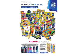 Pakiet P1 0725 ASTRA Basic o wartoci 1989, 82z + GRATIS: towar