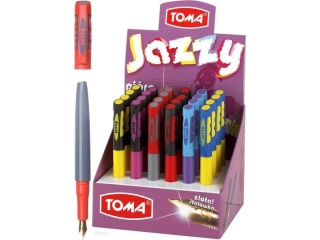 Pira atramentowe JAZZY z pozacan stalwk, mix Display [opakowanie=24szt]