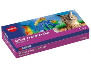 Glina rzebiarska naturalna 500 g [opakowanie=6szt]