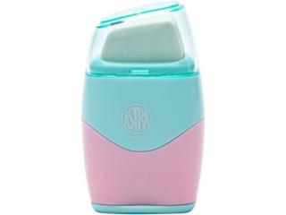 Temperwka i gumka pastelowa 2w1  ASTRA PASTEL LINE - 1 szt. blister [opakowanie=12szt]