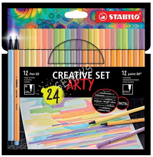 Flamastry STABILO Pen 68, pisaki etui kartonowe 12 sztuk